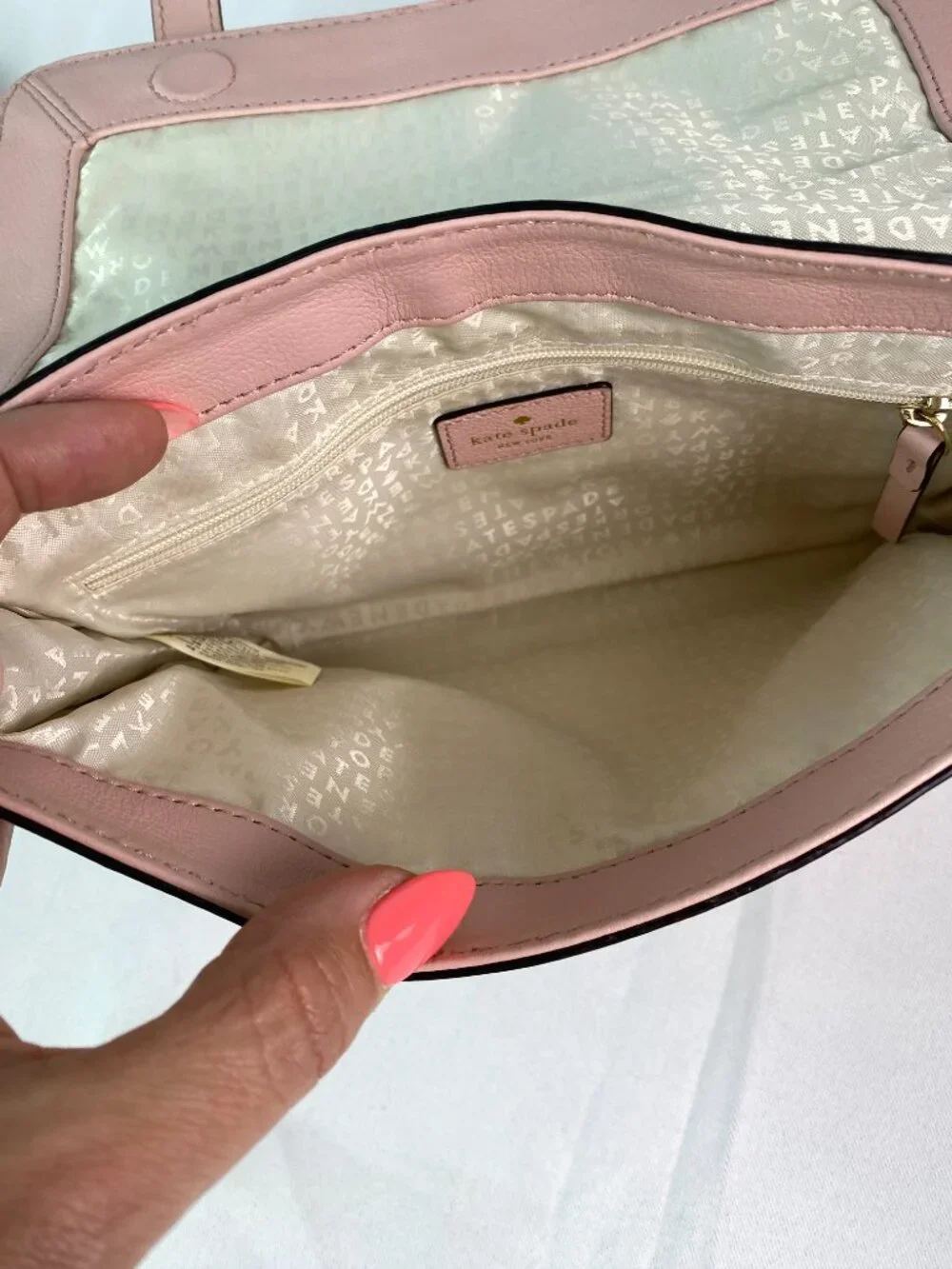 Kate Spade Allen Street Neil Crossbody Blush Leather Buckle Bag 🌸 Blythe